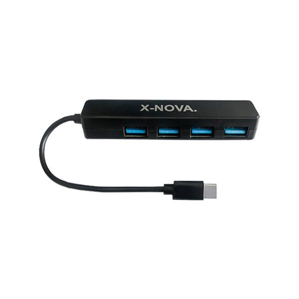 هاب تایپ سی 4 پورت USB3.0 نووا مدل X940
