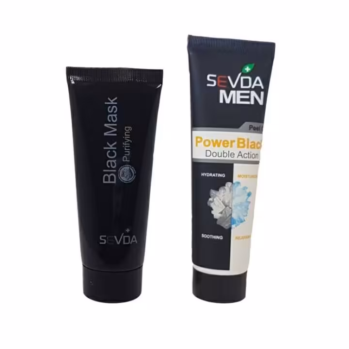ماسک زغال سودا مدل پاور حجم 100 میلی لیتر به همراه بلک ماسک