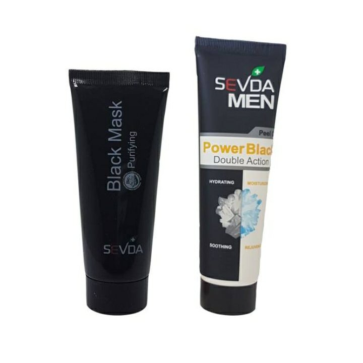 ماسک زغال سودا مدل پاور حجم 100 میلی لیتر به همراه بلک ماسک