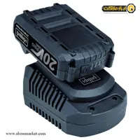 ست باتری لیتیومی و فست شارژر شپخ 20 ولت مدل SK2.0-20ProS