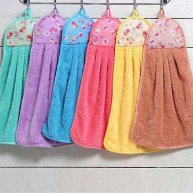 دستمال حوله ای طرح  گلابی  آویزی 