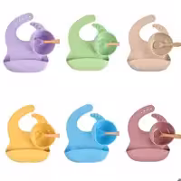 ظرف غذای کودک سیلیکونی چیکو سه تیکه chicco