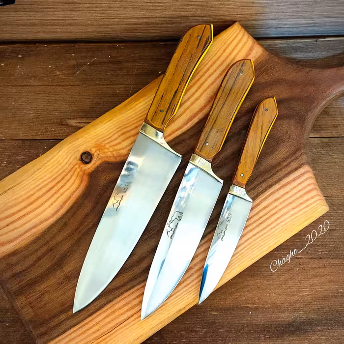 چاقوی زنجان مناسب آشپزی پک کامل 