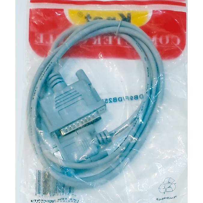 کابل رابط و تبدیل پورت سریال 9 پین به 25 پین DB9 to DB25