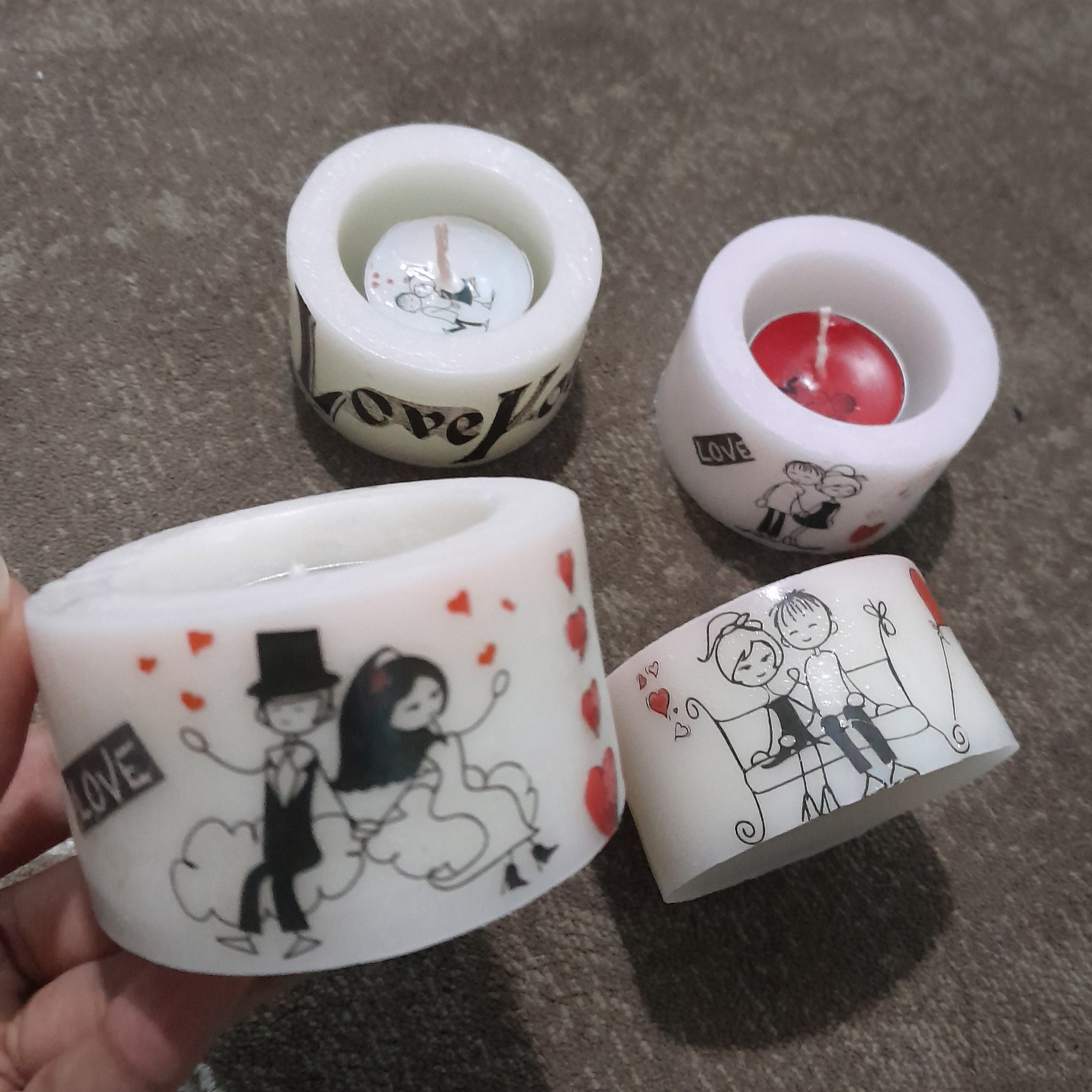 شمع ولنتاین