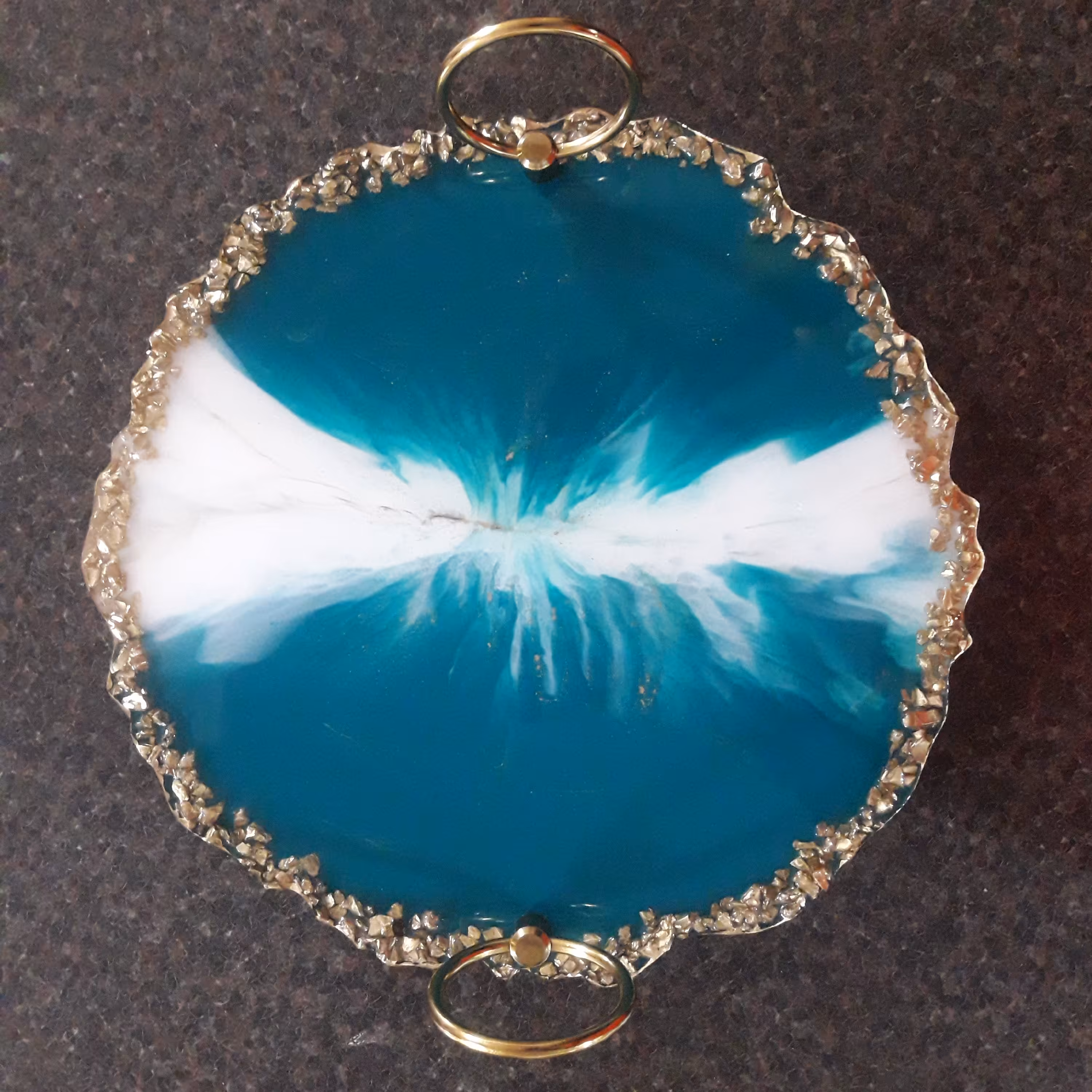 سینی پذیرایی پایه دار،قطر35