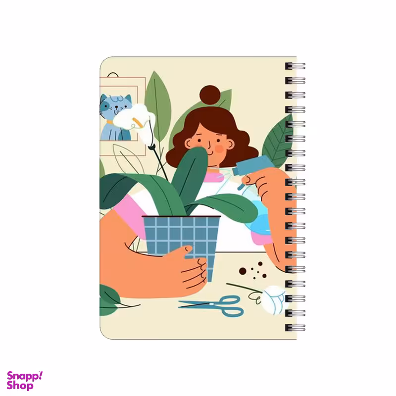 دفترچه یادداشت بامبیلیپ مدل گل آرایی  کد 7328875