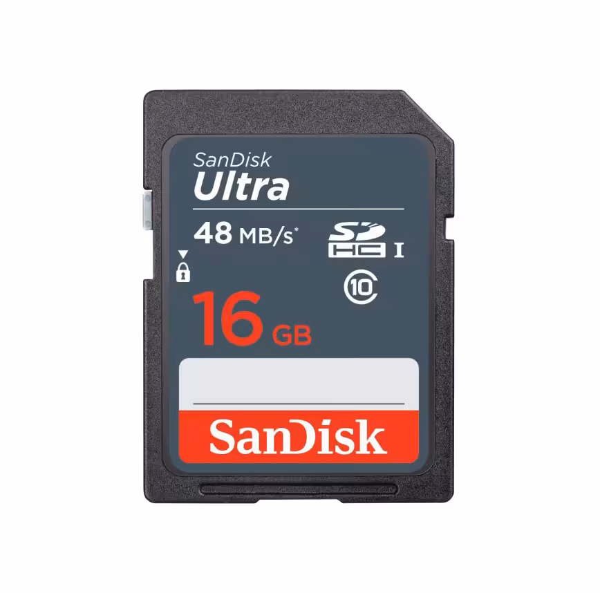 کارت حافظه SD 16GB سن دیسک مدل Ultra 48MB/s