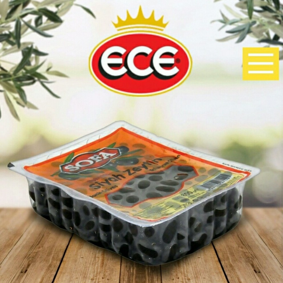 زیتون سیاه سفره ای SOFA  ترکیه درجه 1 و مرغوب 800 گرم وکیوم