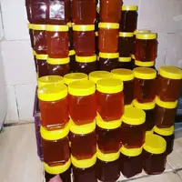 عسل طبیعی عمده  20  عدد نیم کیلویی بدون برچسب (خرید از زنبوردار نمونه و ارسال رایگان)