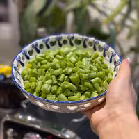 لوبیا خرد شده ریز