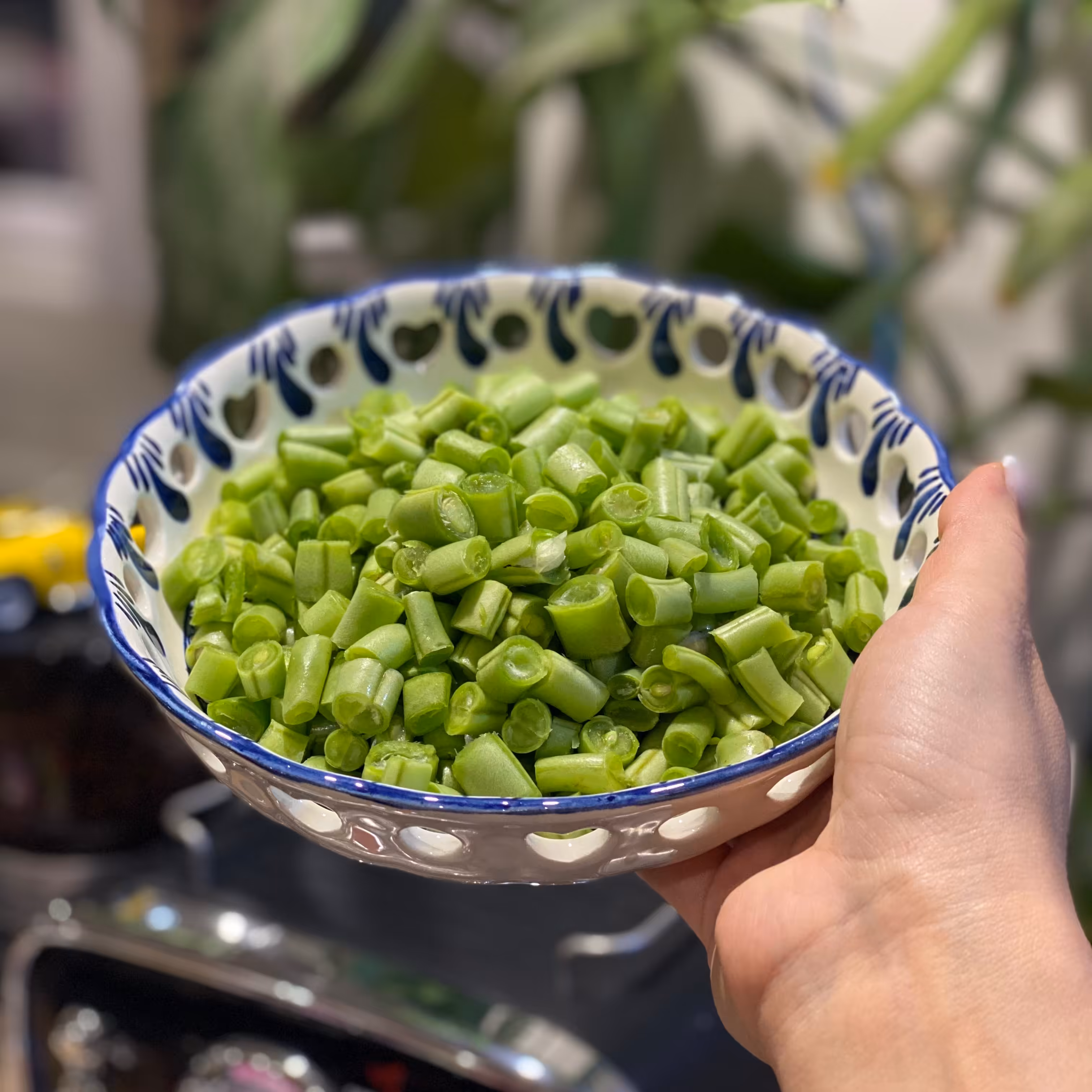 لوبیا خرد شده ریز