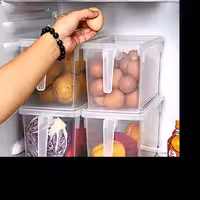 باکس دسته دار و نظم دهنده مرسه رنگ طوسی