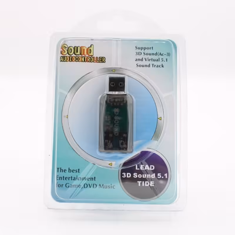 کارت صدا USB اکسترنال دی نت (ساند یو اس بی)     

