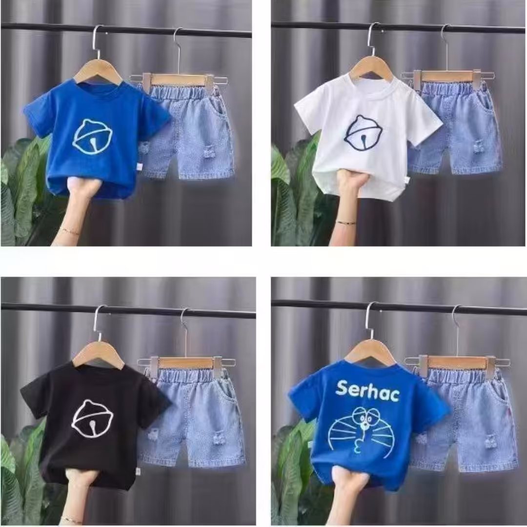 تیشرت شورتک بچگانه پسرانه اعلا وارداتی تیشرت شورتک بچه گانه