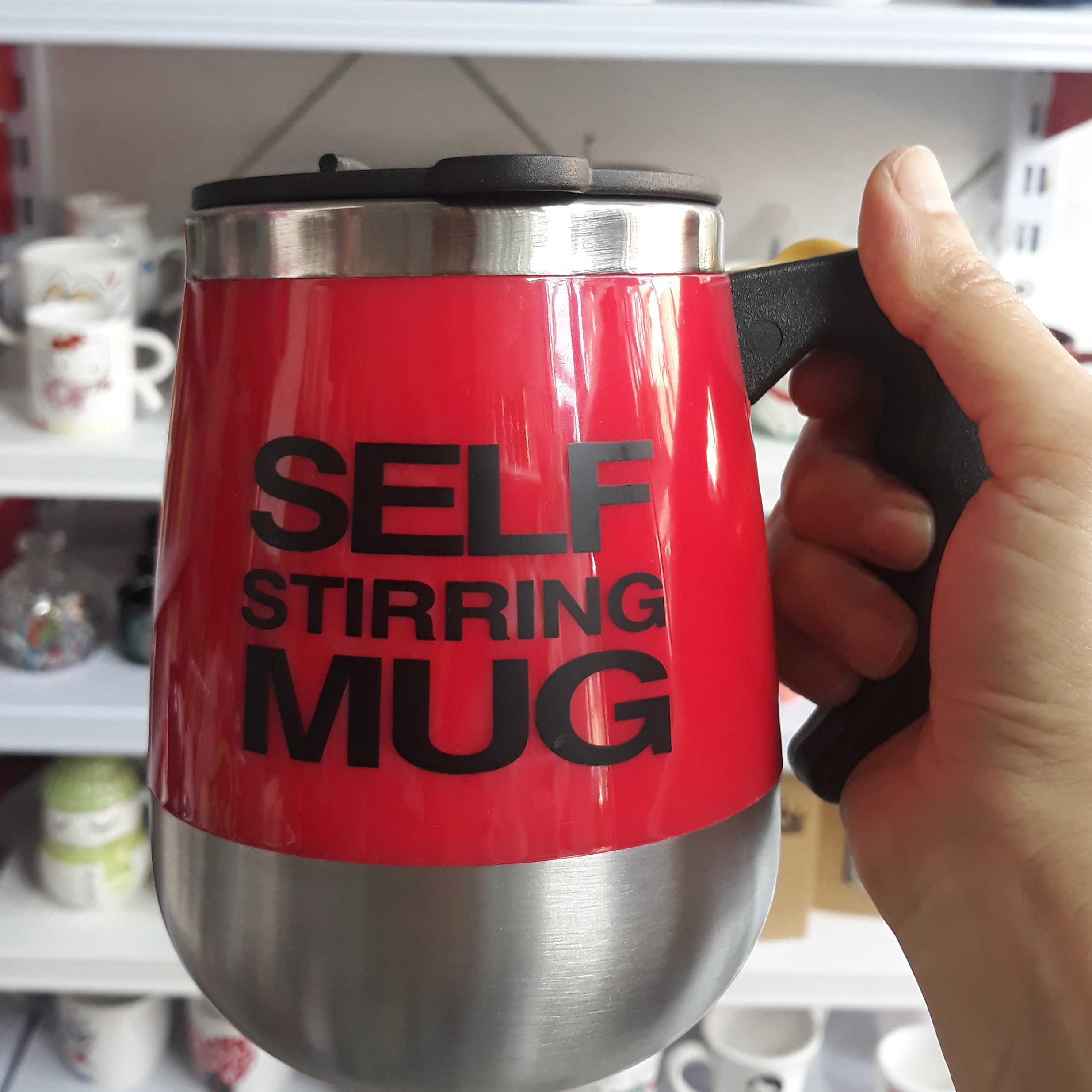 ماگ  همزن دار   دو جداره  