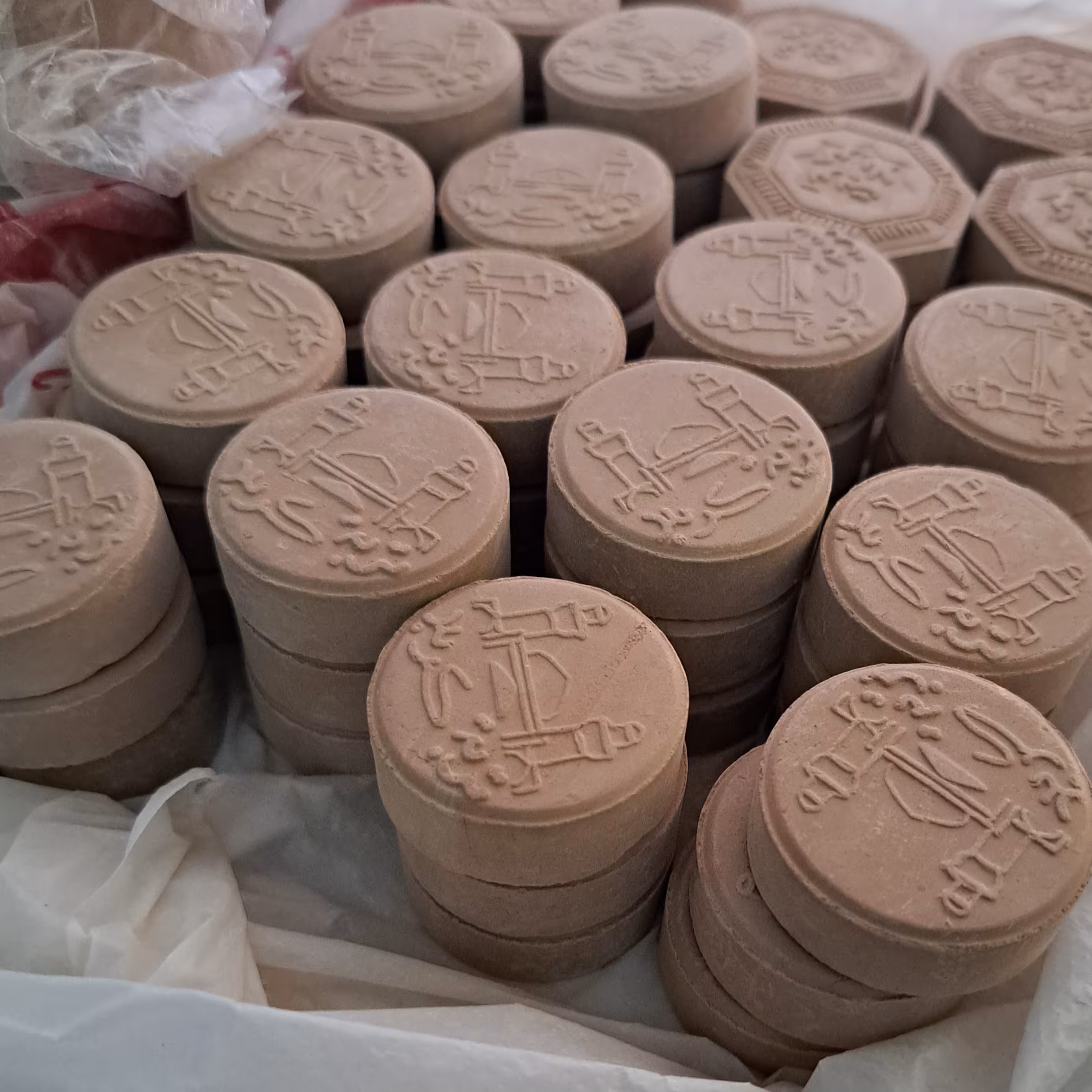 مهر گرد مخلوط قطر  سه سانتی 