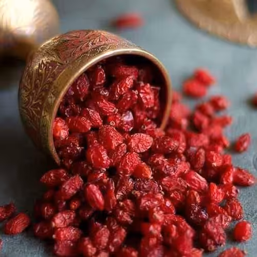 زرشک پفکی اعلاء قاینات ، فوق العاده و درجه یک،  بسته یک کیلویی 