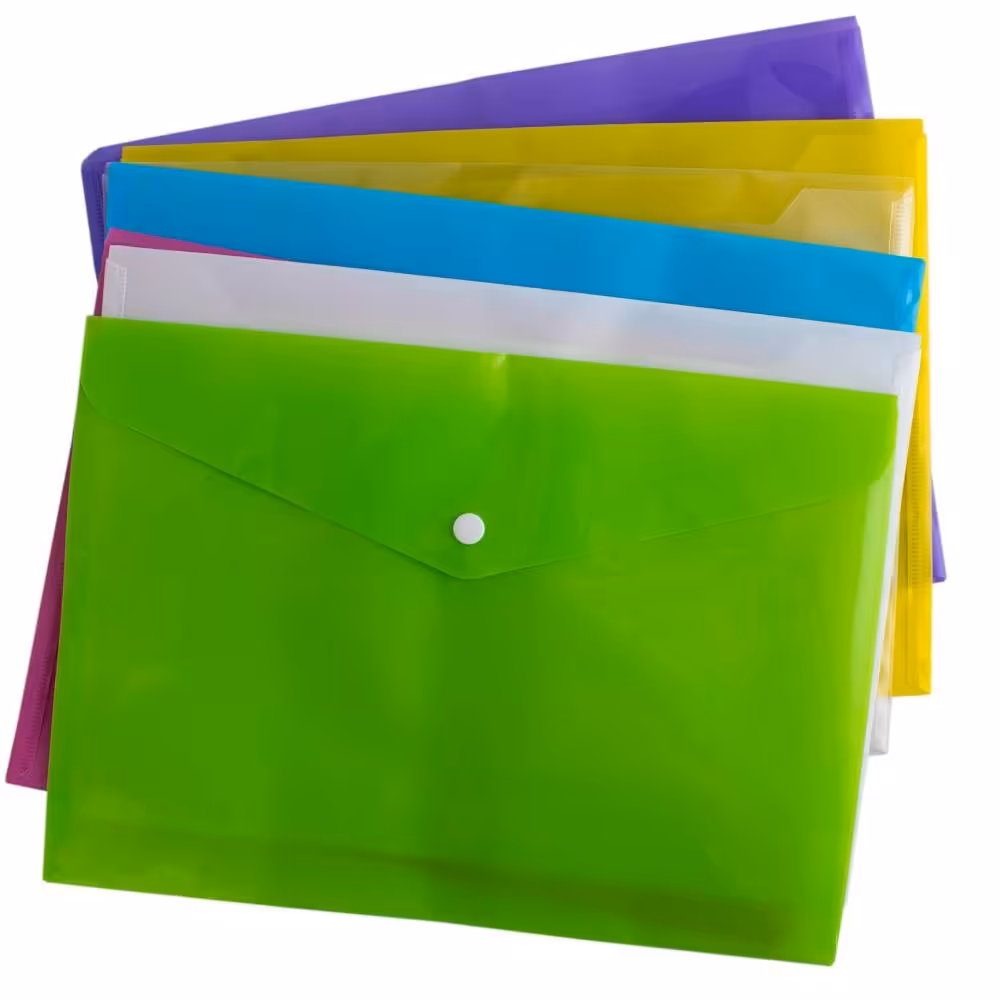 پوشه دکمه دار سایز A4 برند پارسیکار کد 1009 دلینا پخش 