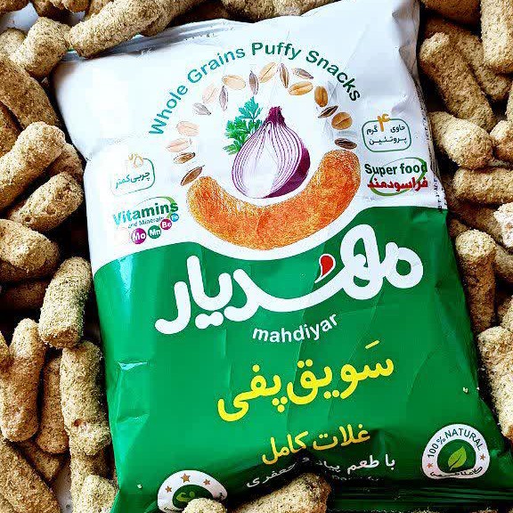 پفک سویق طعم پیاز جعفری 90گرمی