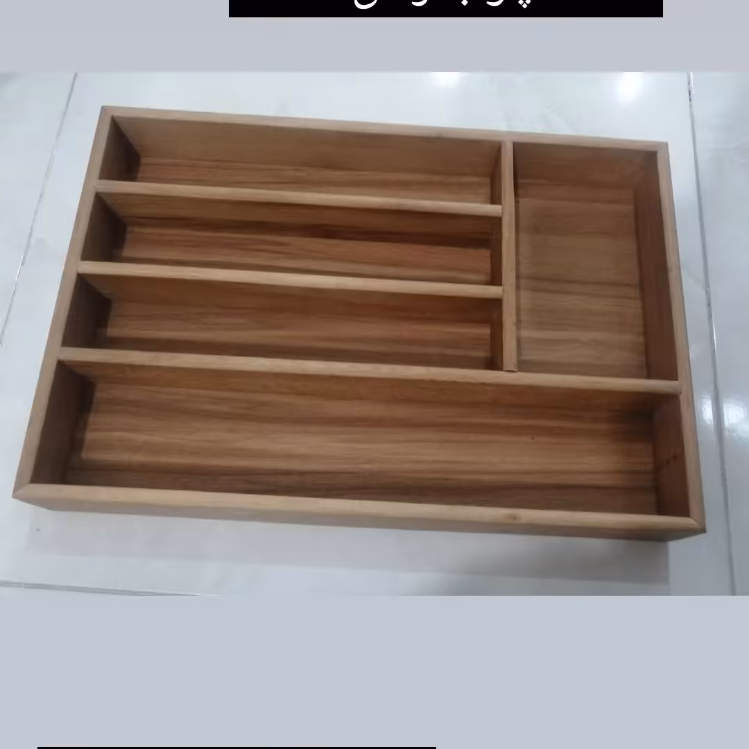 جا قاشق و چنگالی چوب راش