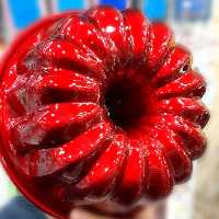 قالب تفلون گرانیتی شیفون دار طرح7007 قطر 22 سانت ارتفاع 8 سانت