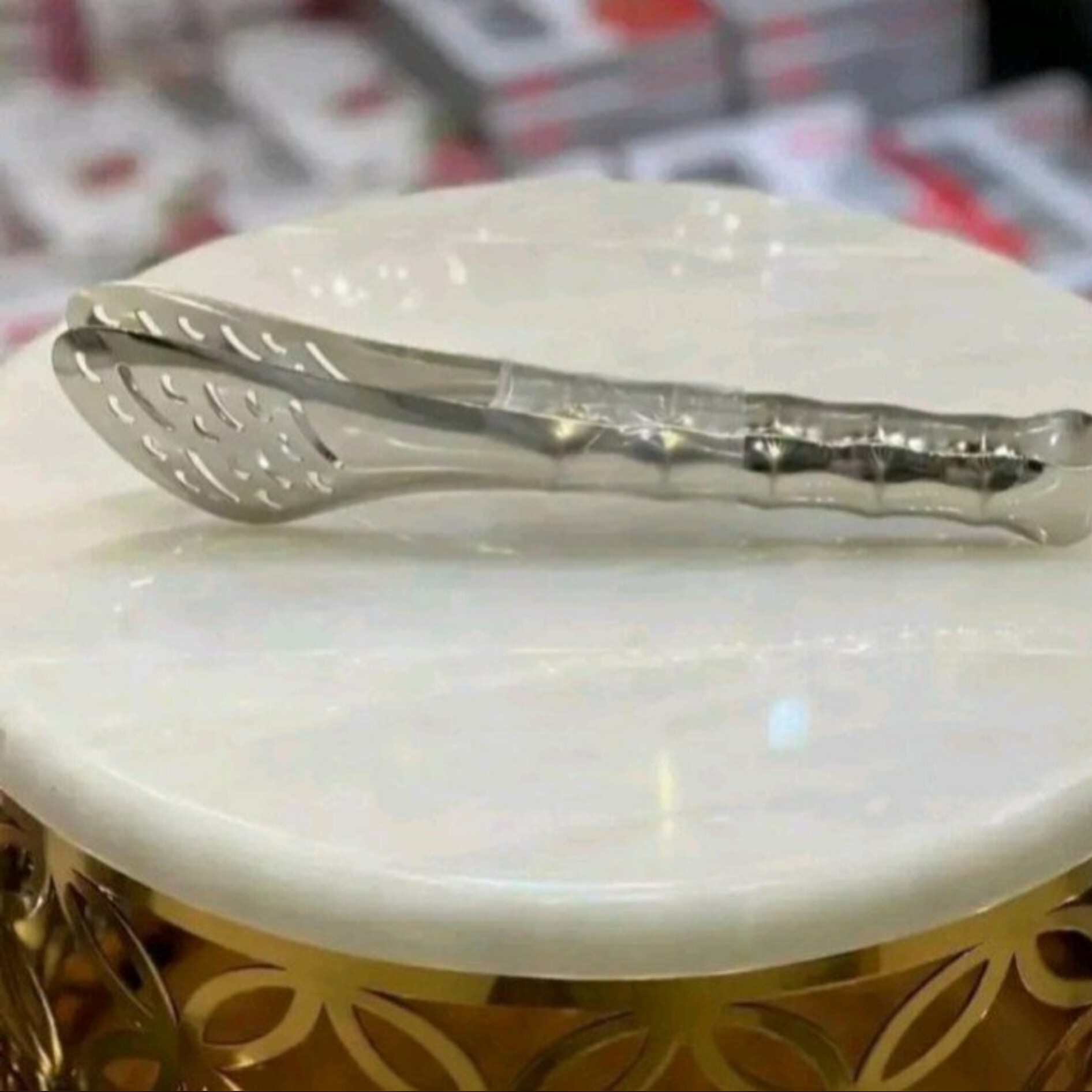 انبر سالاد استیل اعلا آهن ربا نگیر درجه 1 اصلی