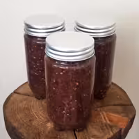 ترشی لیته معطر  برتر  با سبزی محلی (نیم کیلویی)  خانگی و خوش طعم و رنگ