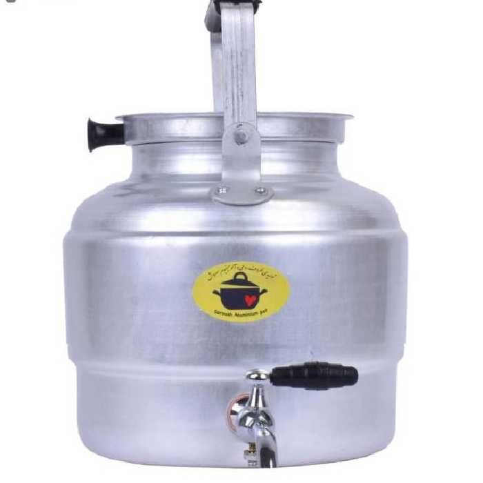 کتری روحی مدل روگازی شیر دار 4 لیتری جنس یزد