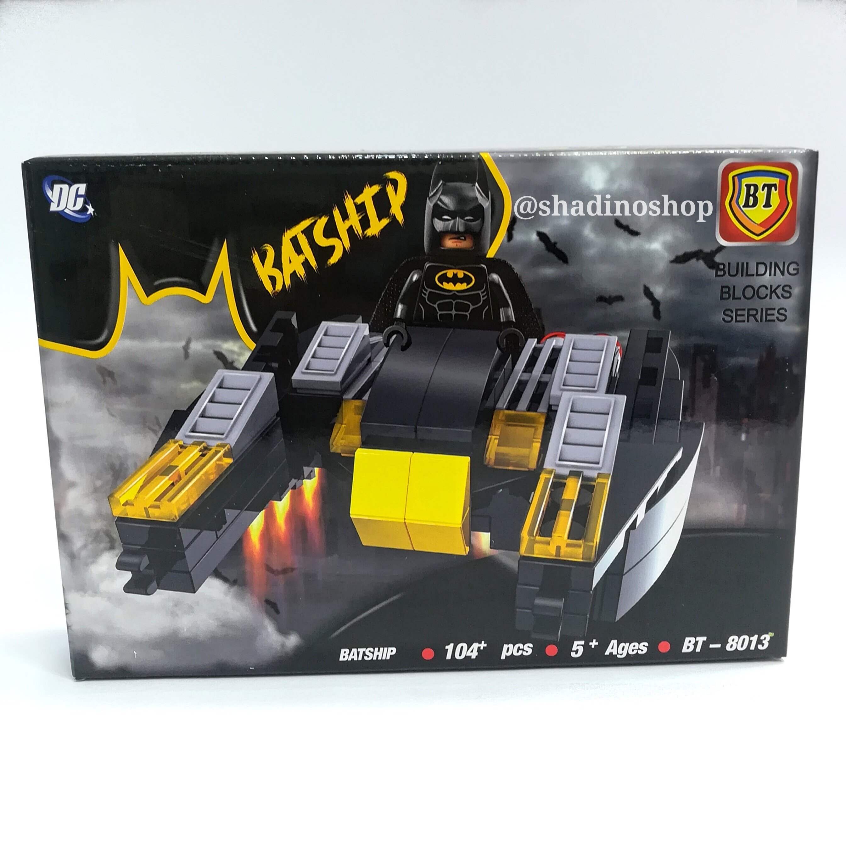 اسباب بازی لگو بتمن 104 قطعه bat ship شادینو