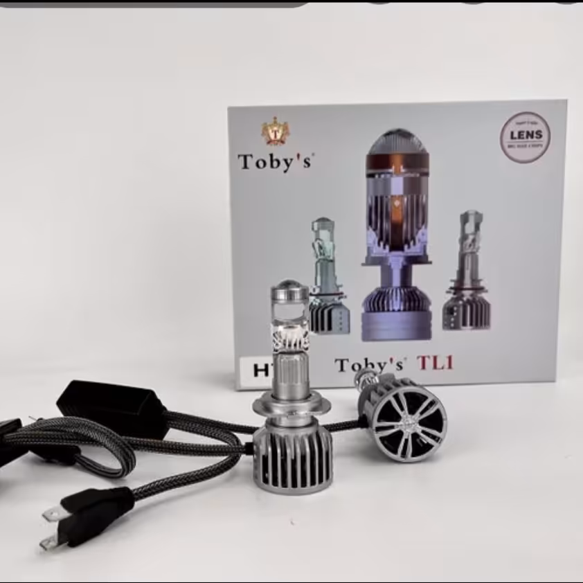 هدلایت مینی لنز دار  TL1 Tobys پایهH7مخصوص نورپایین.خط گات دقیق جنس اصلی بسته2عددی