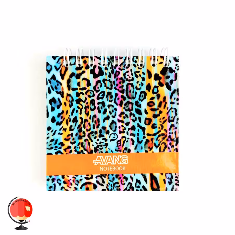 دفترچه یادداشت سیمی طرح پلنگی