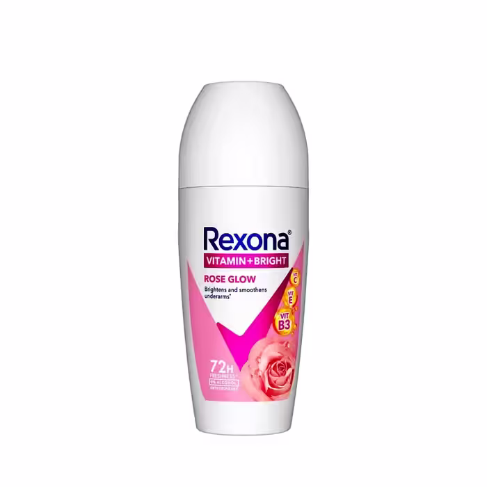 رول دئودورانت زنانه مدل Rose Glow رکسونا 45 میل