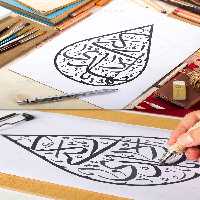 کتیبه یا مهدی ادرکنی | گرافیک با طعم تربچه