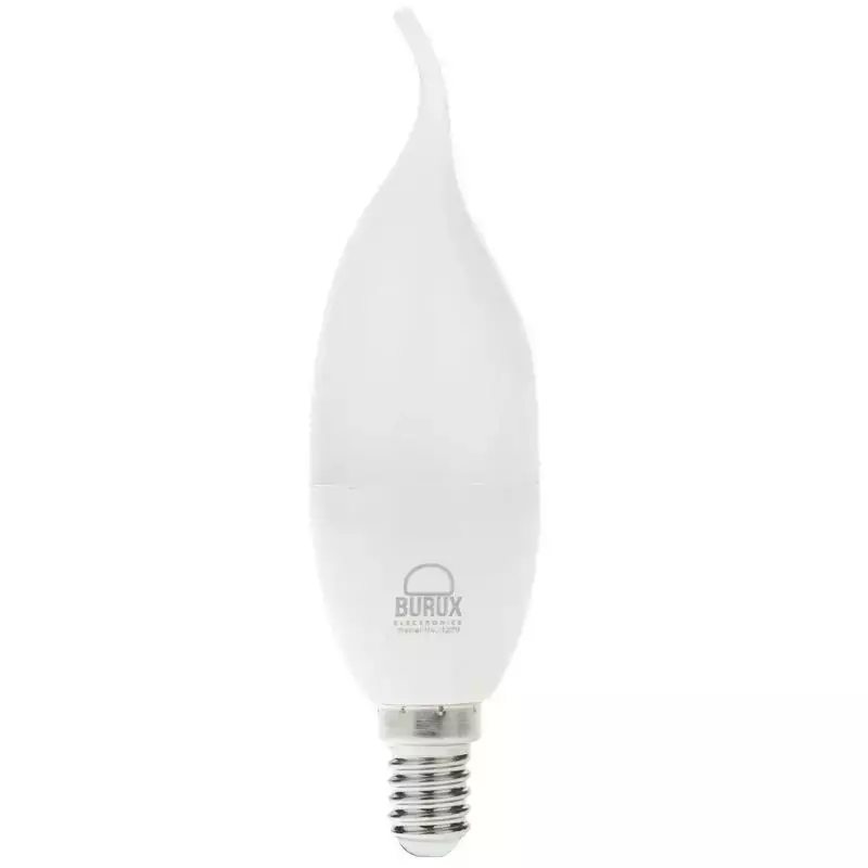 لامپ ال ای دی 6 وات بروکس مدل C37L پایه E14 بسته 6 عددی رنگ آفتابی