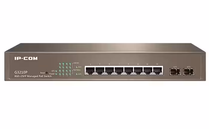 سوییچ 8 پورت گیگابیتی POE آی پی کام مدل G3210P