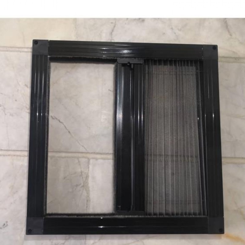 توری پلیسه کشویی مشکی