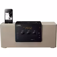 اسپیکر یاماها سیستم صوتی مدل TSX 140 همراه با داک آیپاد خاکستری - Hiapple.ir