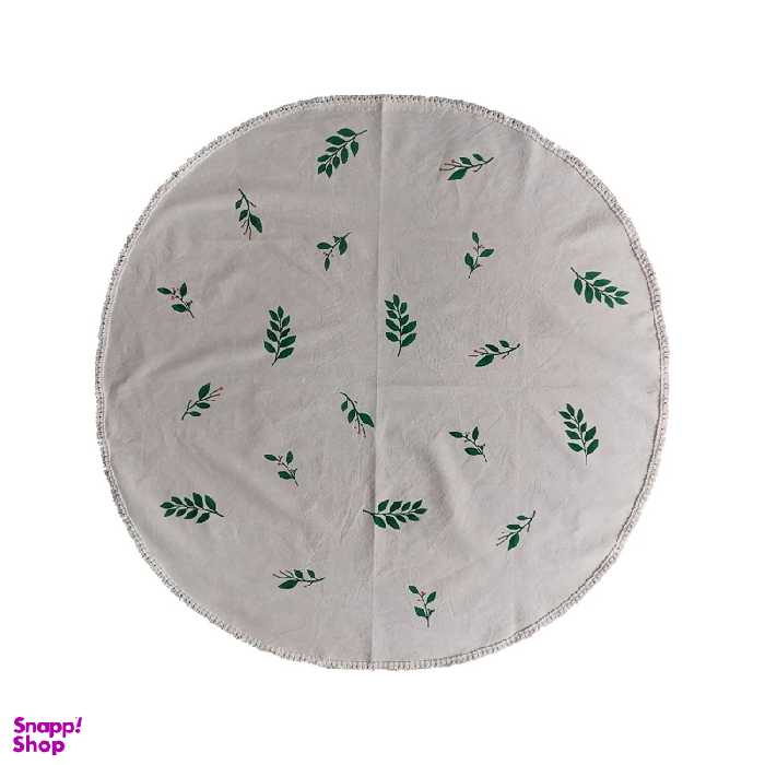 رومیزی مدل شکوفه های سبز سایز 100 سانتی متر