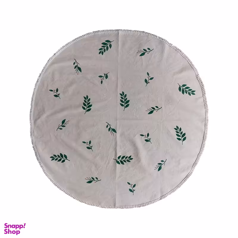 رومیزی مدل شکوفه های سبز سایز 100 سانتی متر