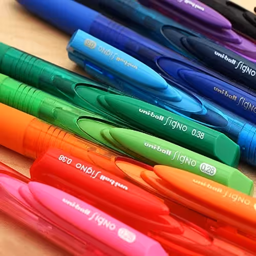 روان نویس یونی بال مدل my bujo Neon color بسته 12 عددی