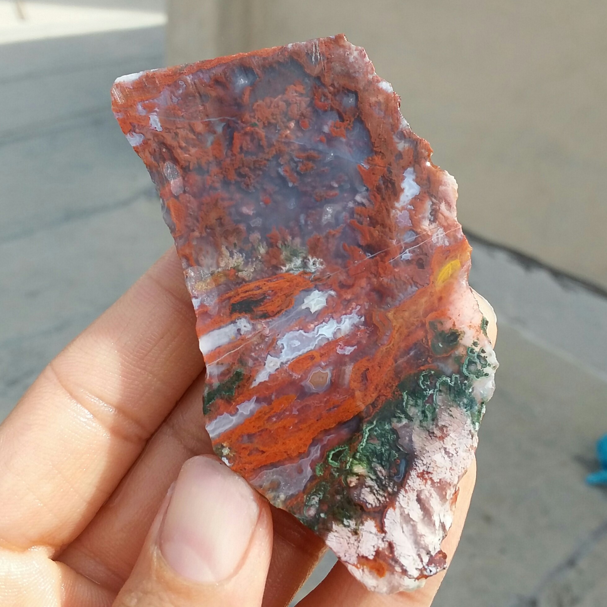 اسلایس سنگ راف عقیق شجر منظره هفت با قابلیت ساخت چند نگین 
 100 در 100 طبیعی  
کد 11756