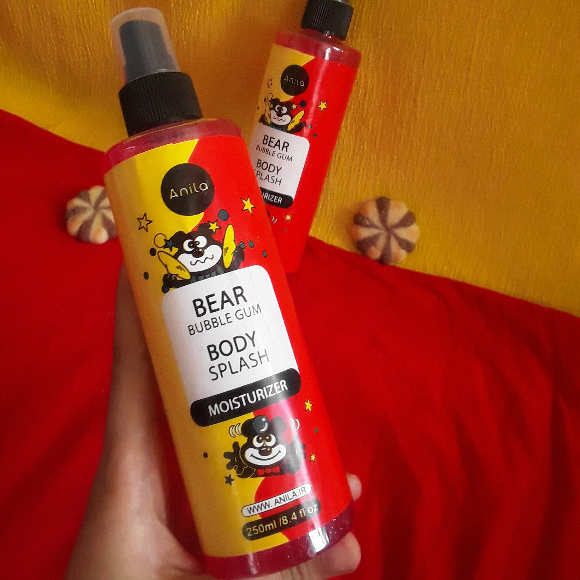 بادی اسپلش شاین دار  اصل آدامس خرسی حاوی بوی بچگی هامون