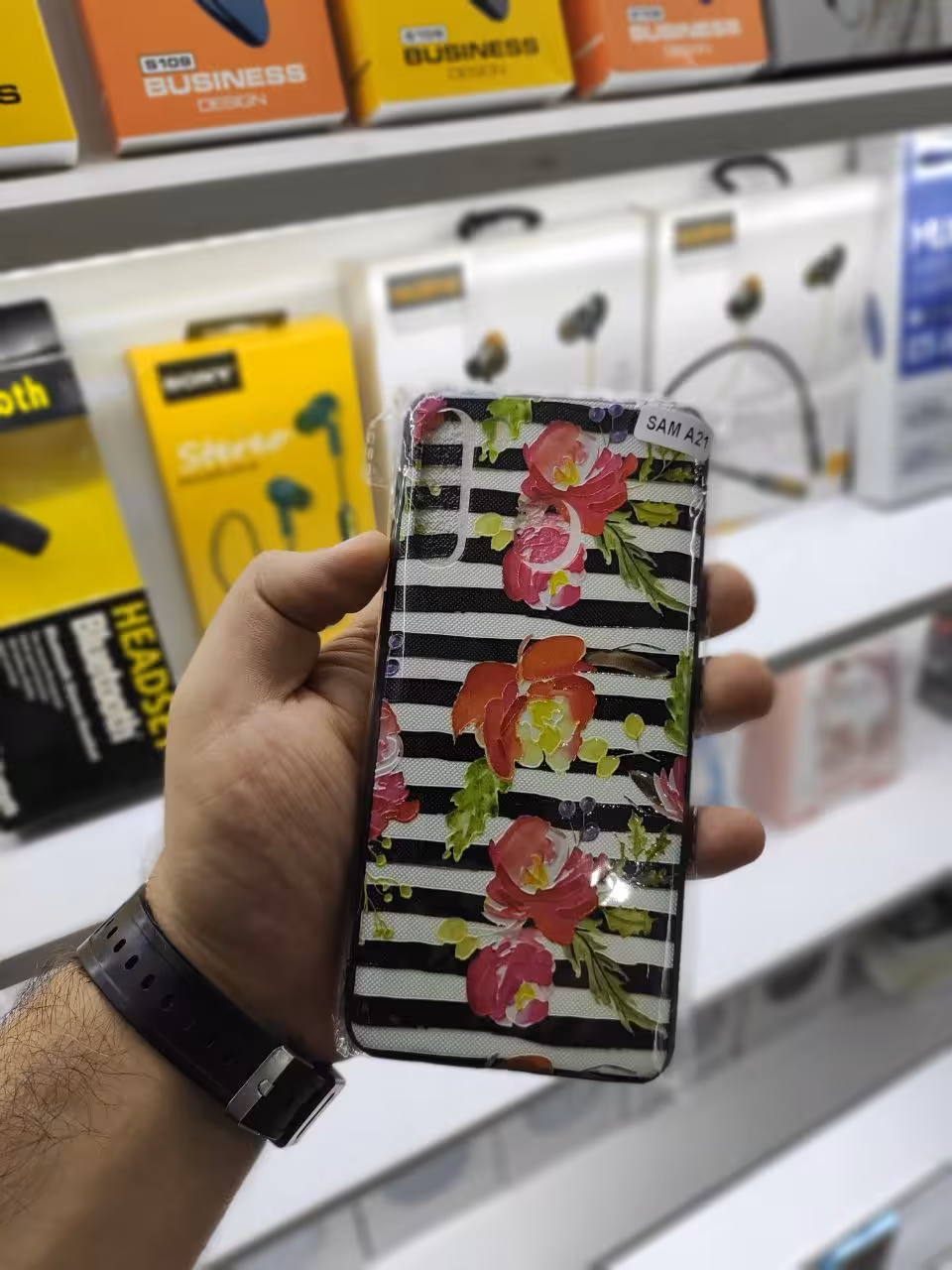 کاور طرح دار 17 مناسب برای گوشی موبایل samsung A21