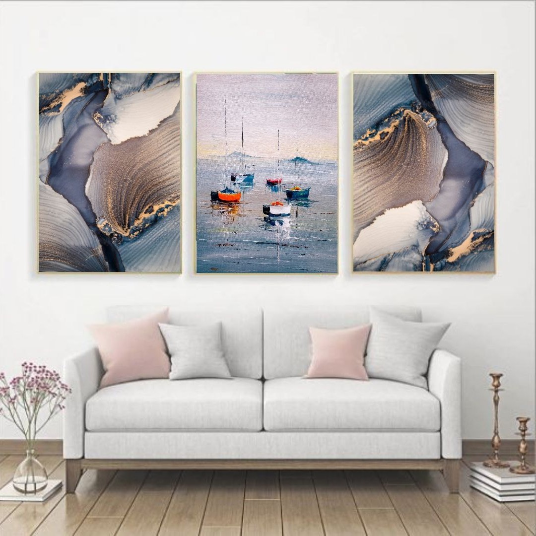 تابلو دکوراتیو 3تیکه کد 685