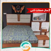 سرویس خواب،تخت خواب دو نفره مدل U ،رنگبندی متفاوت،مدل یو،همراه با میز آرایش و پاتختی 