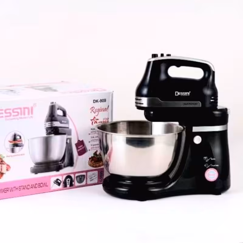 همزن کاسه دار دسینی 650 وات مدل DK-909 ا DK-909 Dessini Mixer 5L 650W
