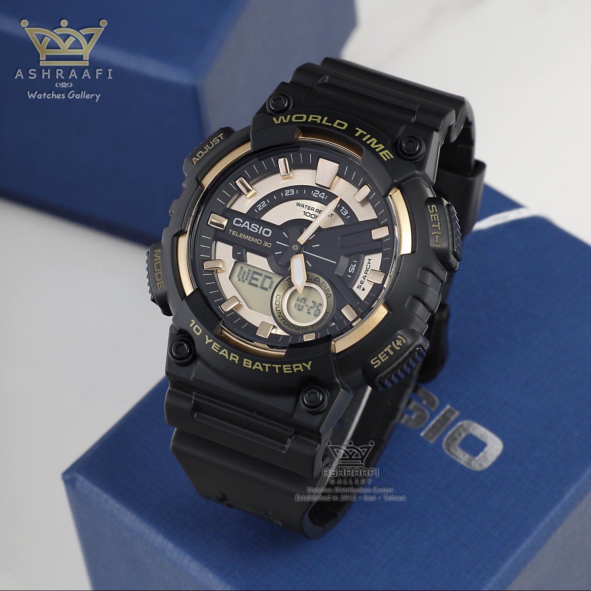 ساعت کاسیو اورجینال Casio AEQ-110BW-9AV