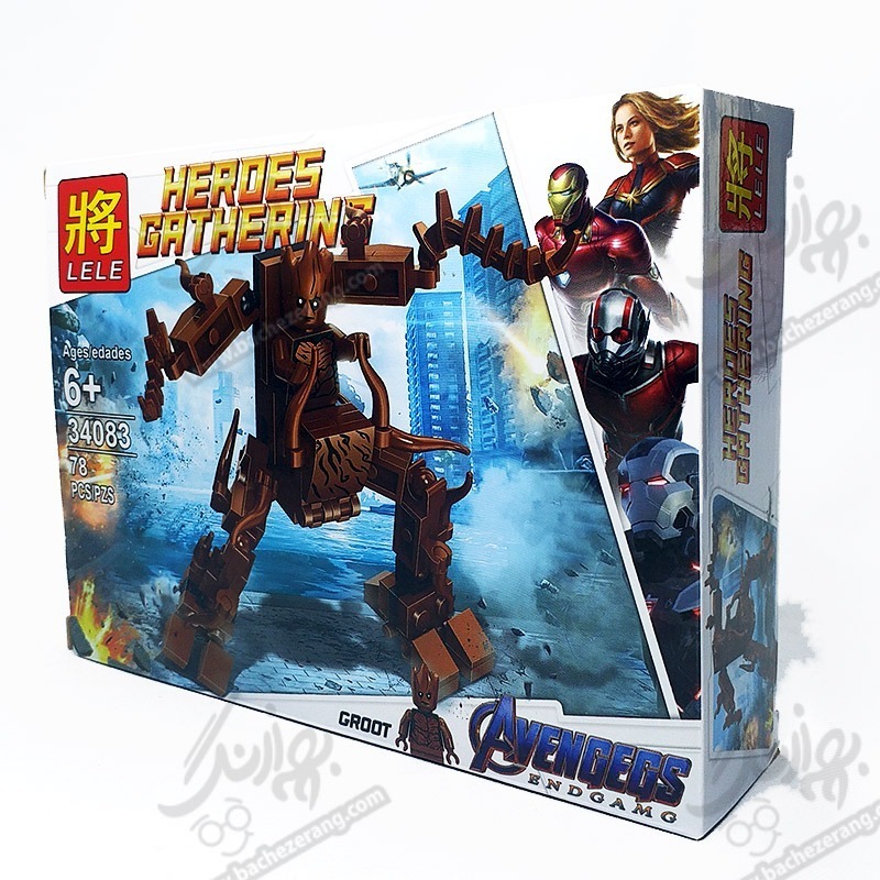 لگو انتقام جویان شخصیت گروت 78 تکه کد34083