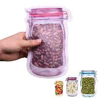 زیپ کیپ طرح شیشه حبوبات 3 عددی